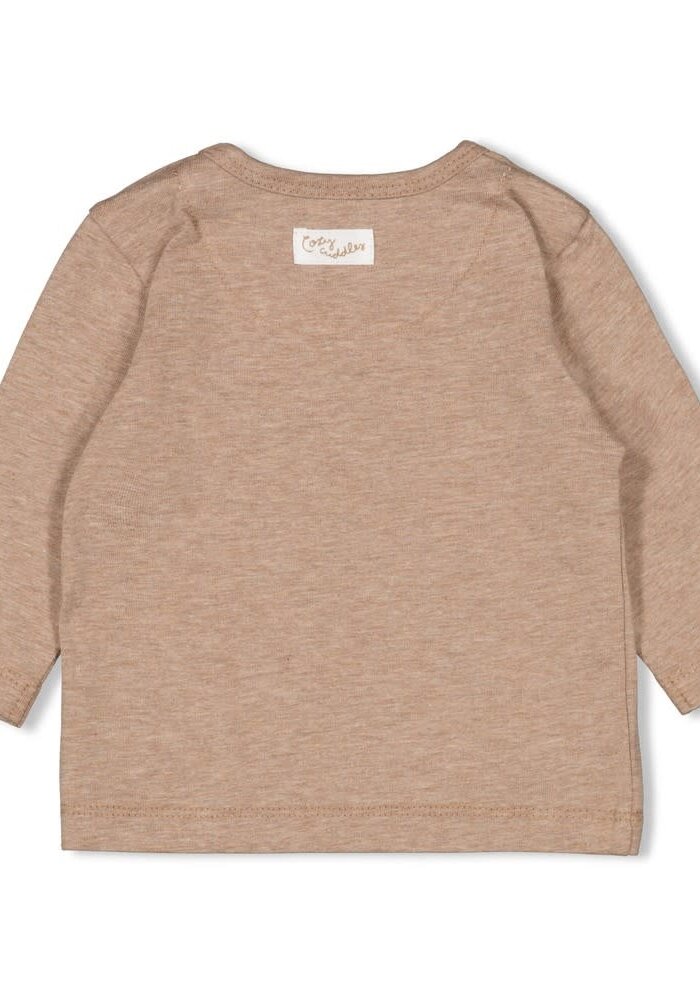 Feetje Longsleeve - Sleepy Sheepy Bruin melange