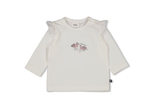 Feetje Feetje Longsleeve - Swanlake Offwhite