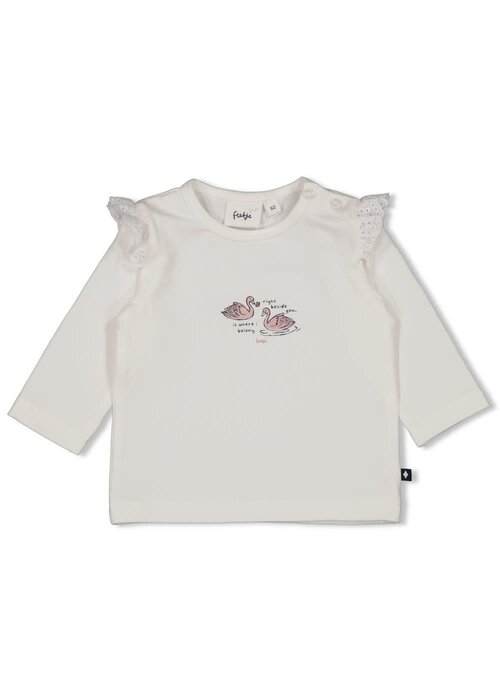 Feetje Feetje Longsleeve - Swanlake Offwhite
