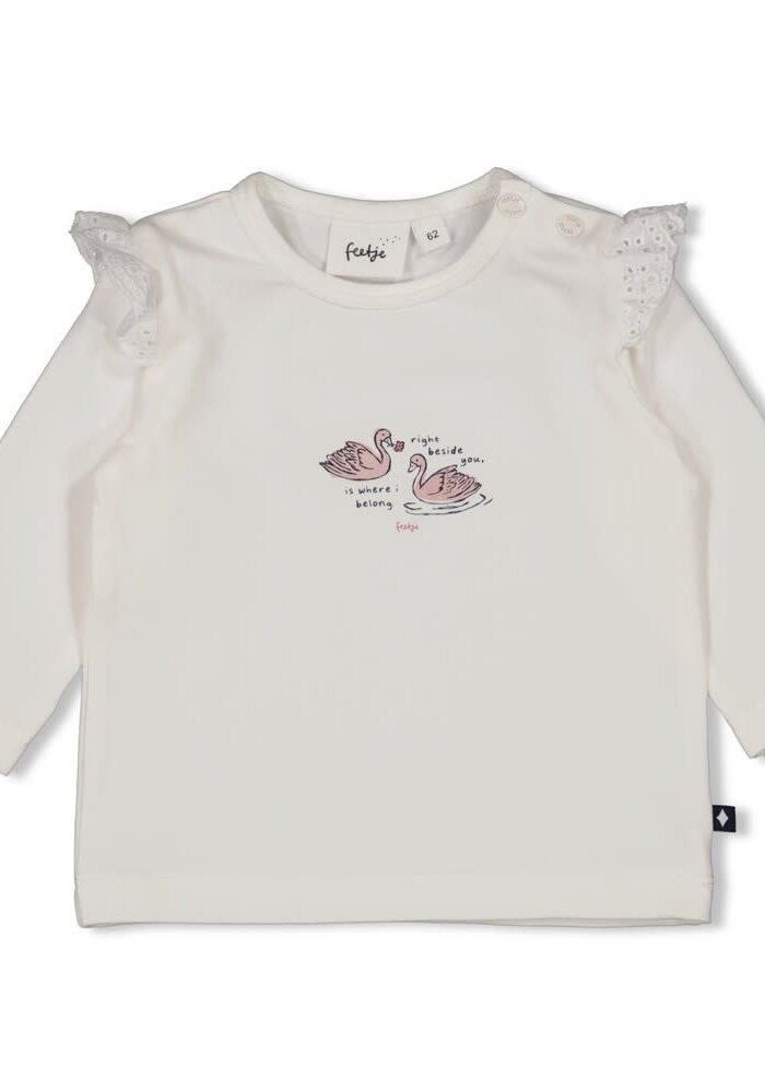 Feetje Longsleeve - Swanlake Offwhite
