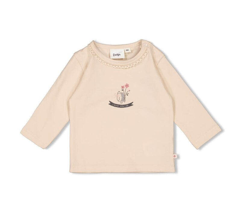 Feetje Longsleeve - Woodland Bloom Offwhite