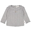 Feetje Feetje Longsleeve ajour rib - Fields of Green Grijs melange
