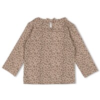 Feetje Longsleeve AOP - Better Together Taupe melange