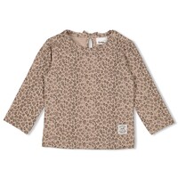 Feetje Longsleeve AOP - Better Together Taupe melange