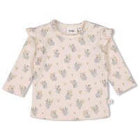 Feetje Longsleeve AOP - Fields of Green Offwhite