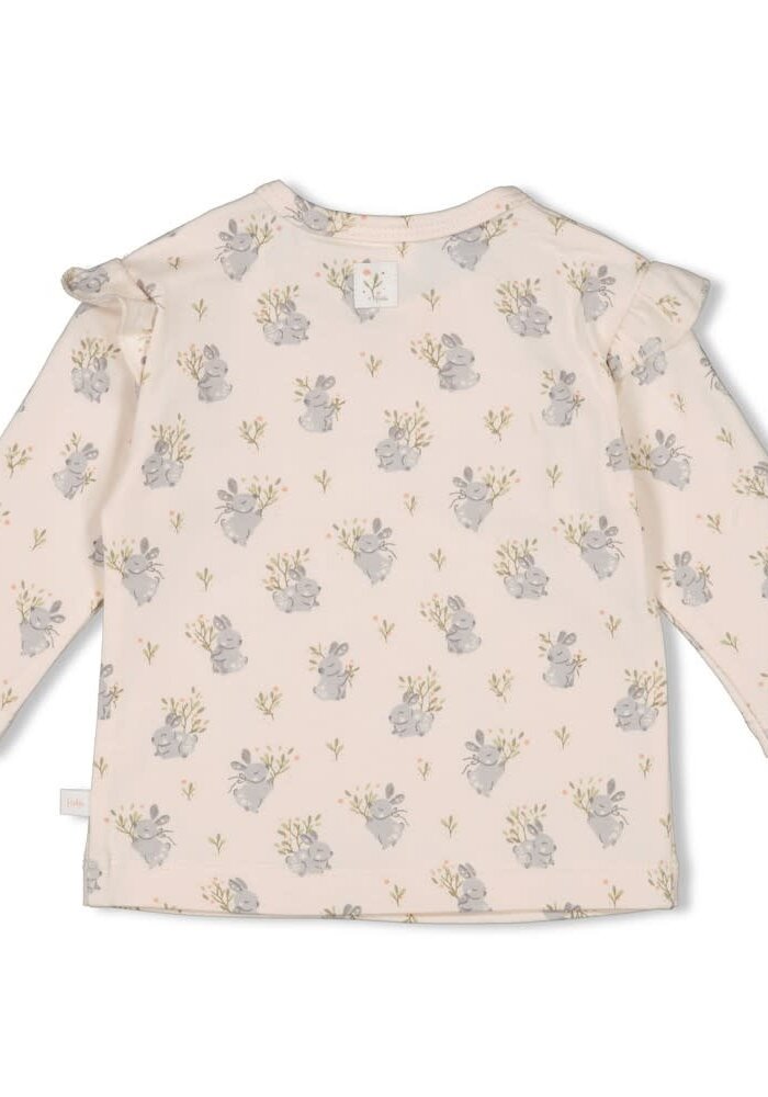 Feetje Longsleeve AOP - Fields of Green Offwhite