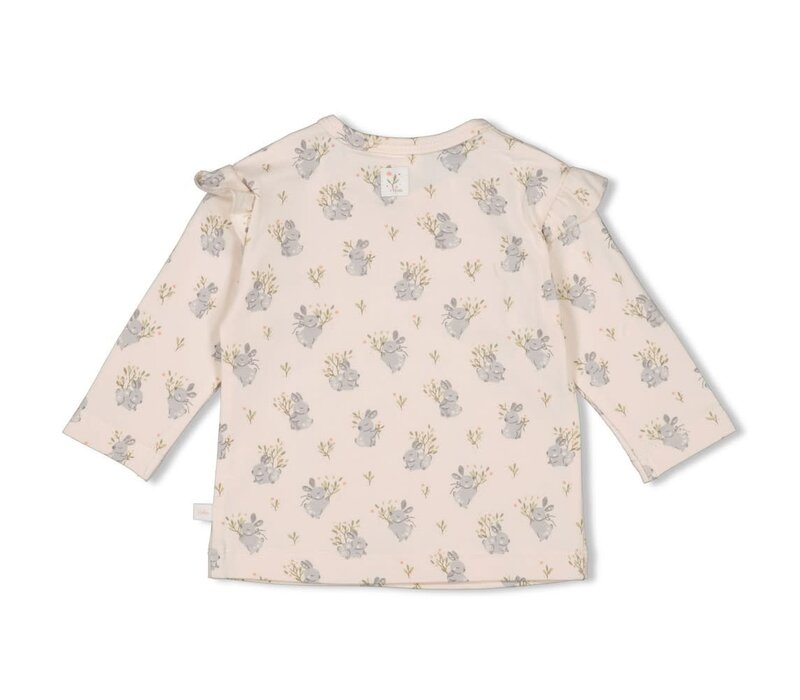 Feetje Longsleeve AOP - Fields of Green Offwhite