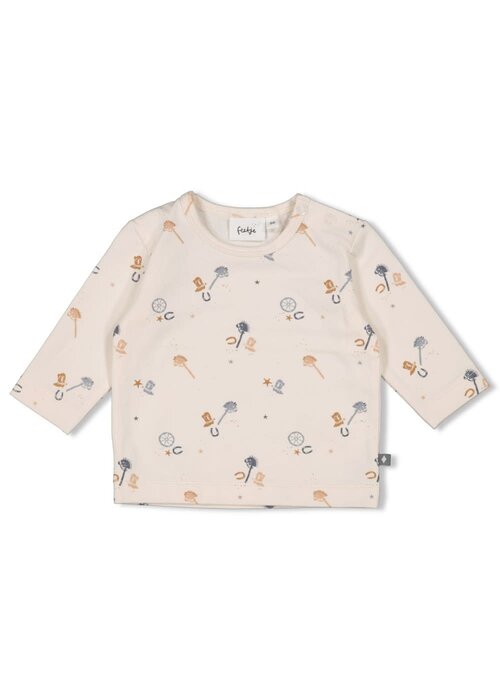 Feetje Feetje Longsleeve AOP - Howdy Offwhite