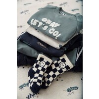 Feetje Longsleeve AOP - Let's Go! Offwhite melange