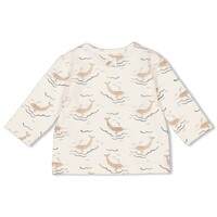 Feetje Longsleeve AOP - Narwal Offwhite