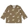 Feetje Feetje Longsleeve AOP - Rawrsome Olijf