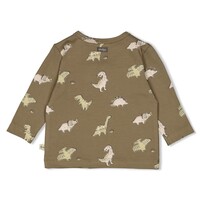 Feetje Longsleeve AOP - Rawrsome Olijf