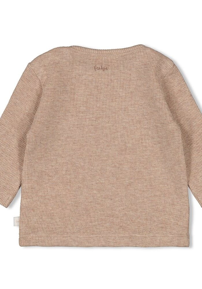 Feetje Longsleeve rib - Fall Favorites Hazelnoot melange