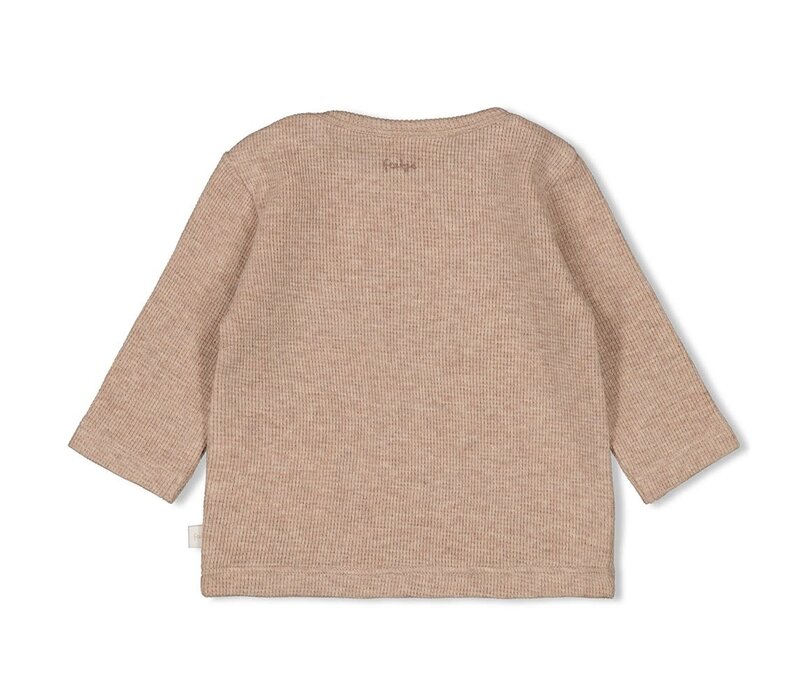 Feetje Longsleeve rib - Fall Favorites Hazelnoot melange