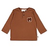 Feetje Feetje Longsleeve rib - Wild World Bruin