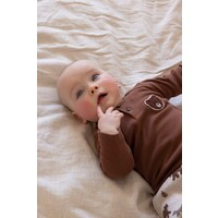 Feetje Longsleeve rib - Wild World Bruin
