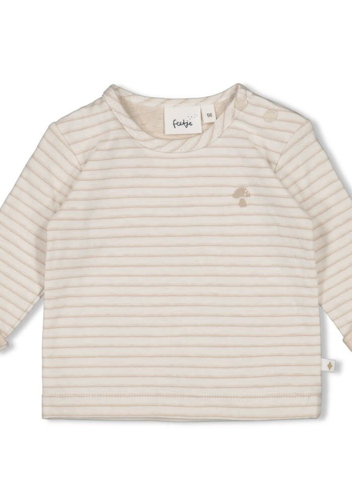 Feetje Longsleeve streep - Dear Autumn Offwhite