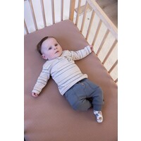 Feetje Longsleeve streep - Howdy Taupe melange