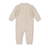 Feetje Pak gebreid - The Knits Taupe melange
