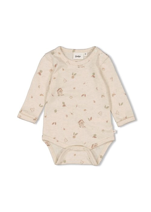 Feetje Feetje Romper AOP - Fall Favorites Offwhite melange