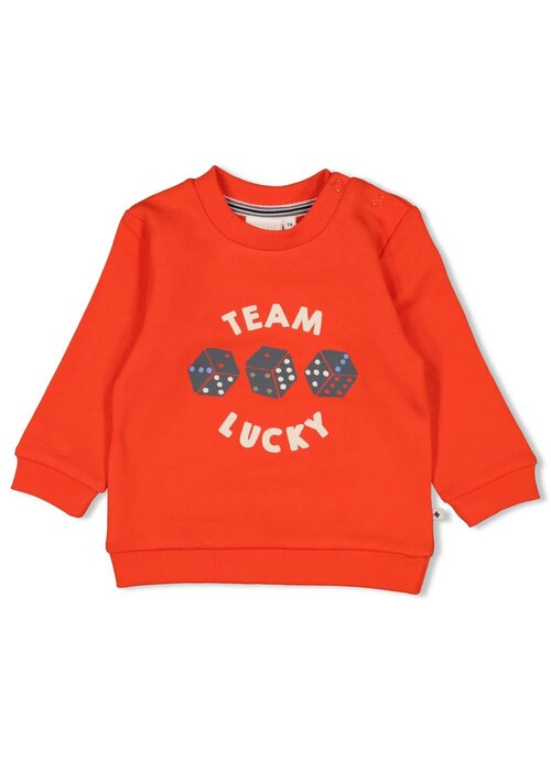 Feetje Feetje Sweater - Couch Club Rood