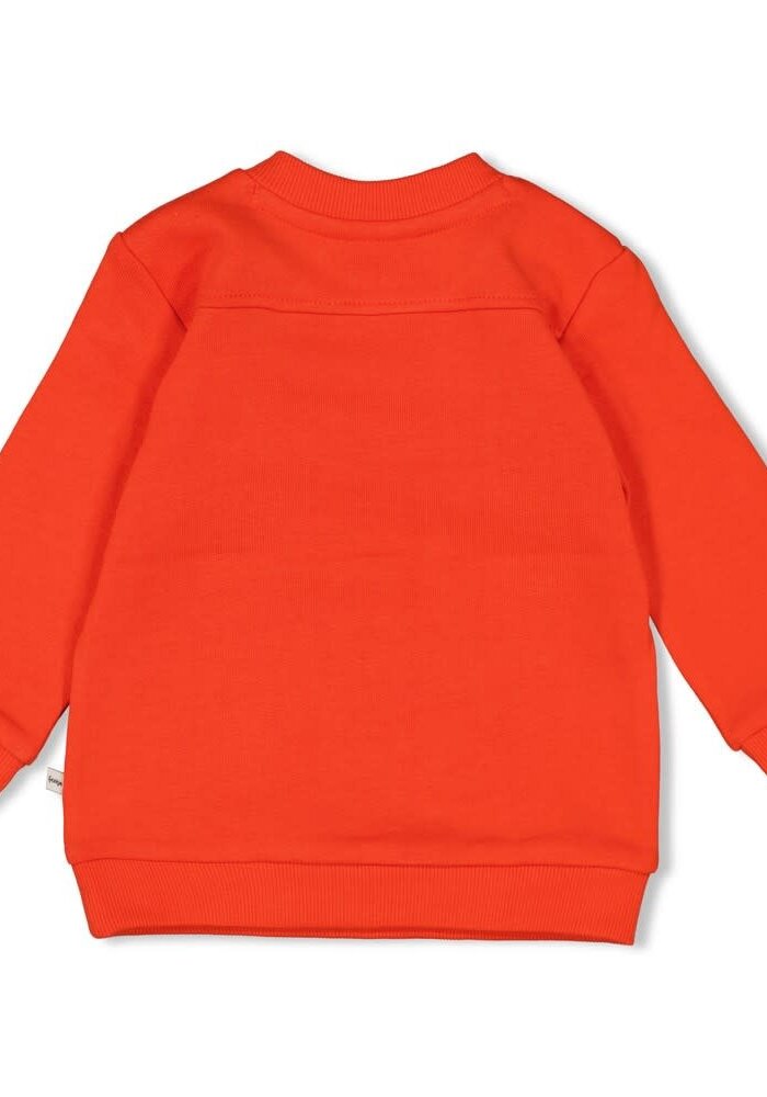 Feetje Sweater - Couch Club Rood