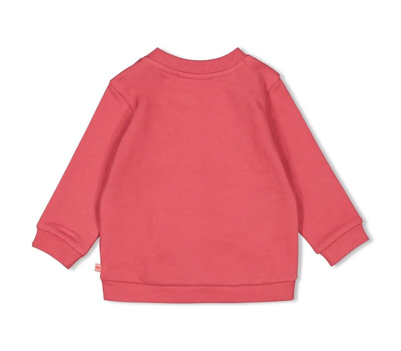Feetje Sweater - Queen of Hearts Roze
