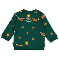 Feetje Sweater AOP - Chasing Trails Groen