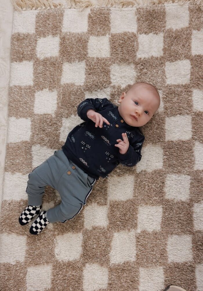 Feetje Sweater AOP - Let's Go! Marine