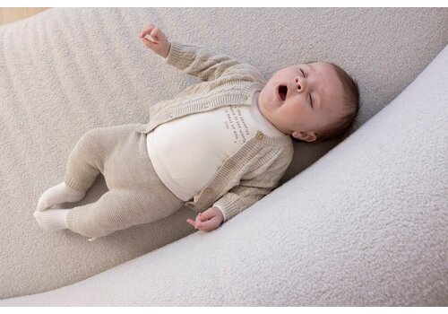 Feetje Feetje Vestje gebreid - The Knits Taupe melange Feetje Feetje Vestje gebreid - The Knits Taupe melange