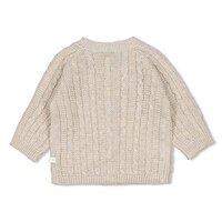 Feetje Vestje gebreid - The Knits Taupe melange