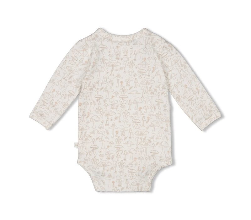 Feetje Wikkelromper AOP - Dear Autumn Offwhite