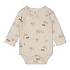 Feetje Feetje Wikkelromper AOP - Sleepy Sheepy Creme