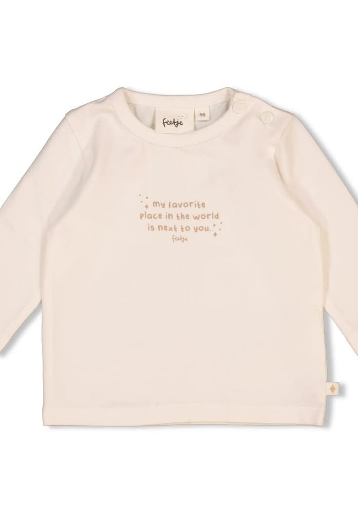 Feetje Longsleeve - The Magic is in You Offwhite