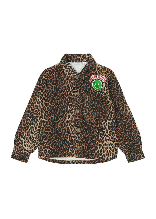 The New The New TNPanya OS Denim Overshirt Feather Gray AOP