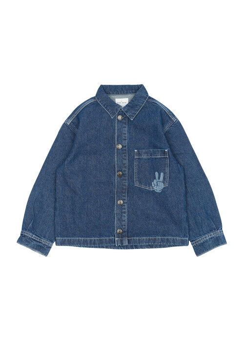 The New The New TNParks OS Denim Overshirt BLUE DENIM