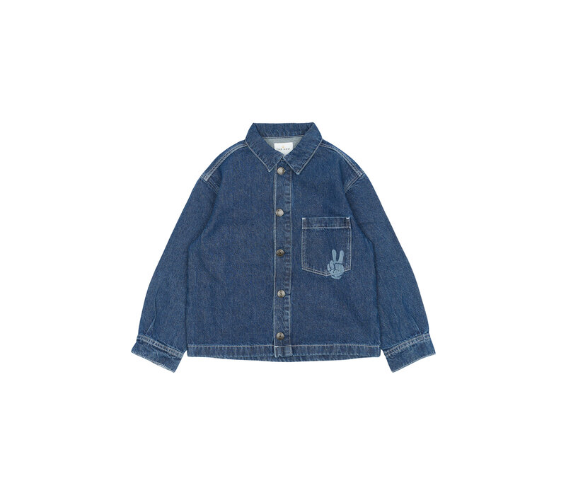 The New TNParks OS Denim Overshirt BLUE DENIM