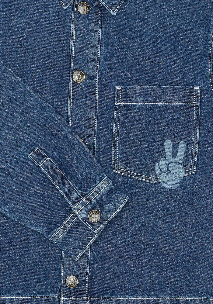 The New TNParks OS Denim Overshirt BLUE DENIM