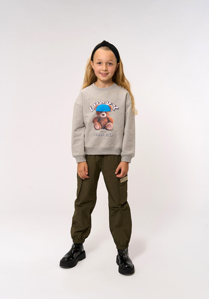 The New TNPendra OS Sweatshirt Light Grey Melange