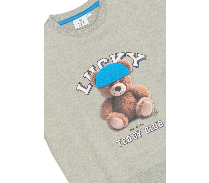 The New TNPendra OS Sweatshirt Light Grey Melange