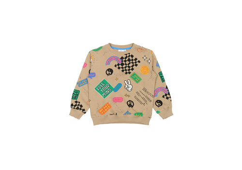 The New The New TNPeter OS Sweatshirt Humus AOP The New The New TNPeter OS Sweatshirt Humus AOP