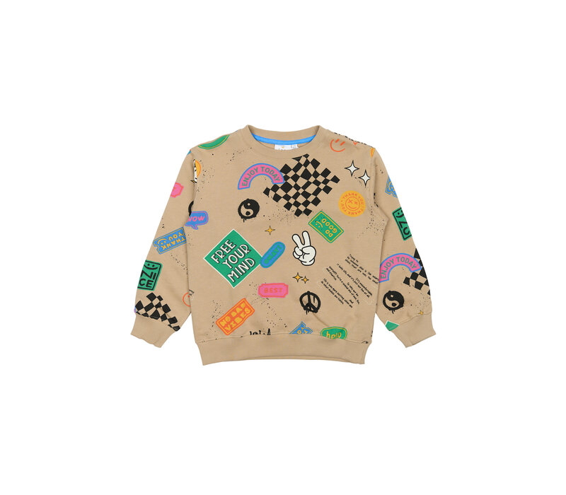 The New TNPeter OS Sweatshirt Humus AOP