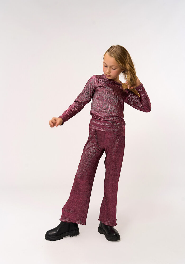 The New TNPrudence L_S Pleat Tee Ibis Rose