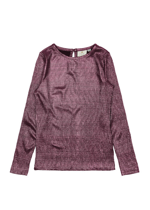 The New The New TNPrudence L_S Pleat Tee Ibis Rose