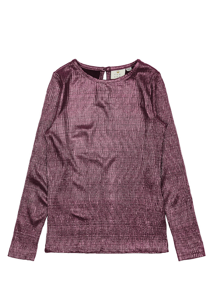 The New TNPrudence L_S Pleat Tee Ibis Rose