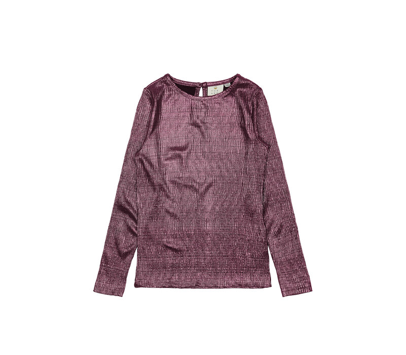 The New TNPrudence L_S Pleat Tee Ibis Rose