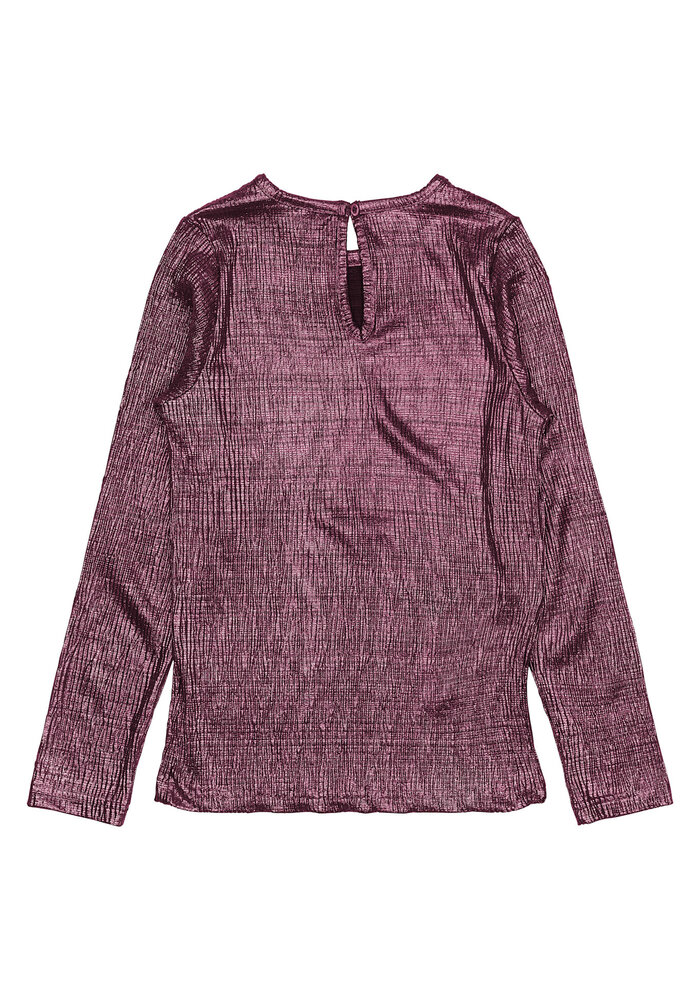 The New TNPrudence L_S Pleat Tee Ibis Rose