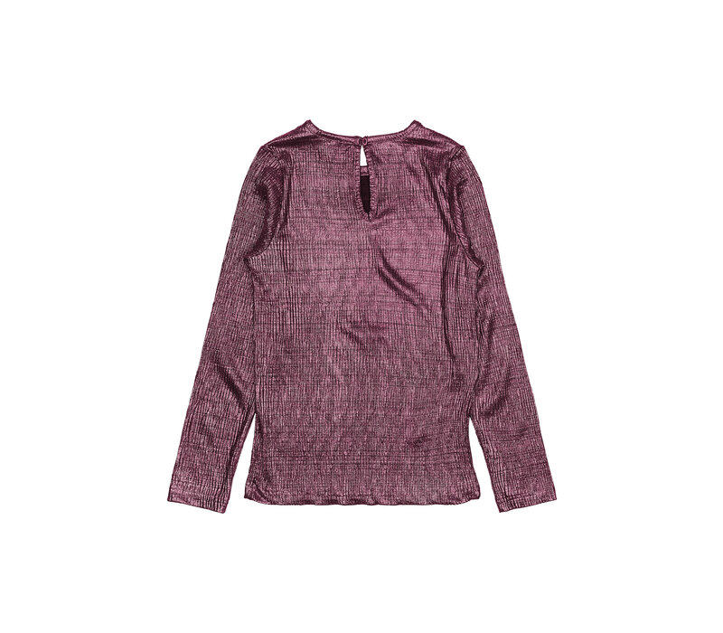 The New TNPrudence L_S Pleat Tee Ibis Rose