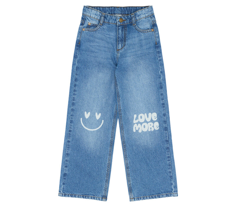 The New TNPurity Wide Jeans Medium Blue Denim