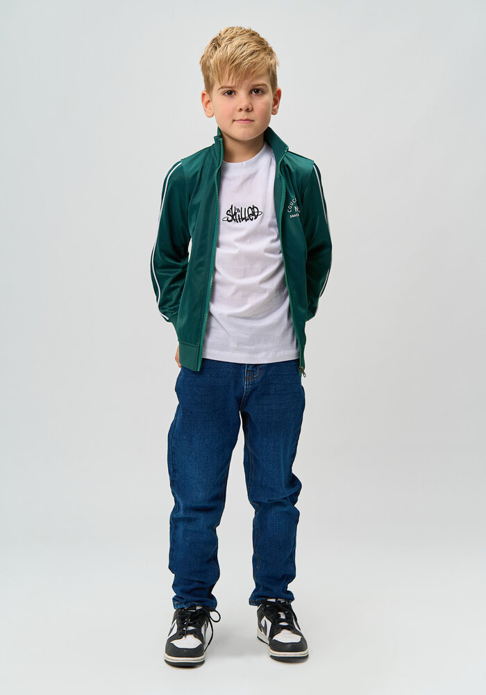 The New TNRalph Zip Cardigan Deep Teal